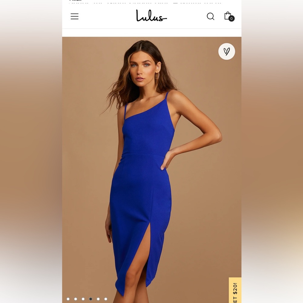 Brand new with tags blue dress from lulus